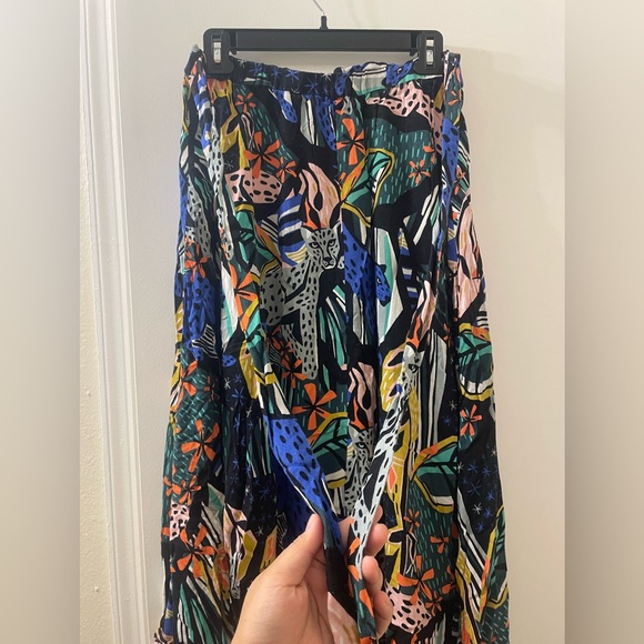 Anthropologie X Masha Volnova Saoirse Tiered Midi Skirt Medium - Picture 11 of 16